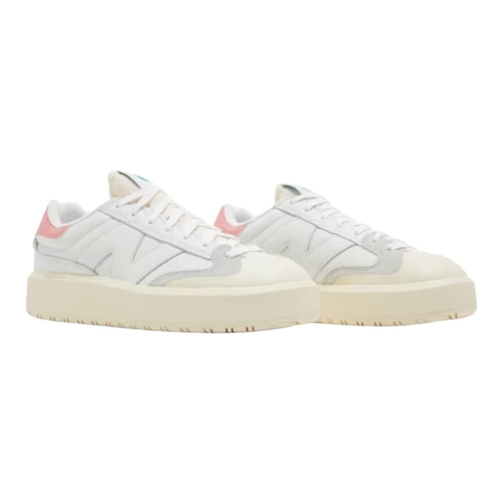 NWT New Balance CT302 Sneakers - White/Natural Pink - Size: 10.5 Men / 12 Women